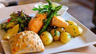 What's in your food tray when you fly. How did it get there?