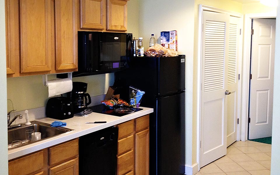 Kitchen at Harborside Resort Atlantis Bahamas